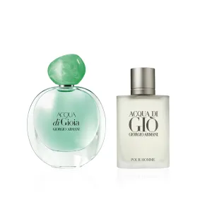 Acqua di Gioia and Acqua di Gio by Giorgio Armani for Men and Women
