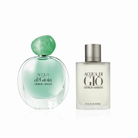 Acqua di Gioia and Acqua di Gio by Giorgio Armani for Men and Women