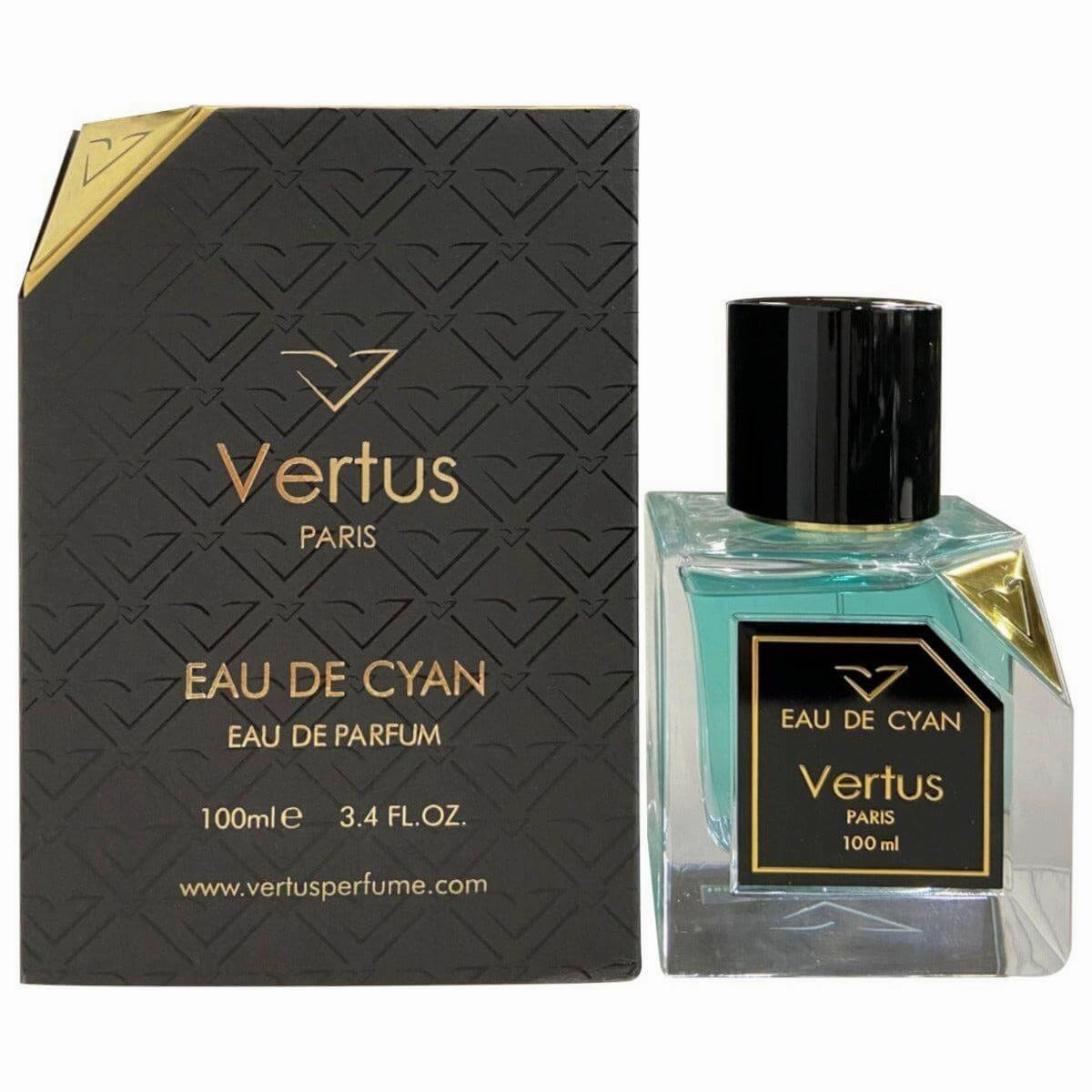 Eau de Cyan by Vertus perfume for unisex EDP 3.3 / 3.4 oz New in Box