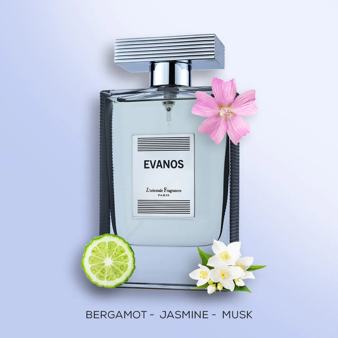 Evanos For Men By Lorientale Fragrances Eau De Parfum Spray 3.3 oz