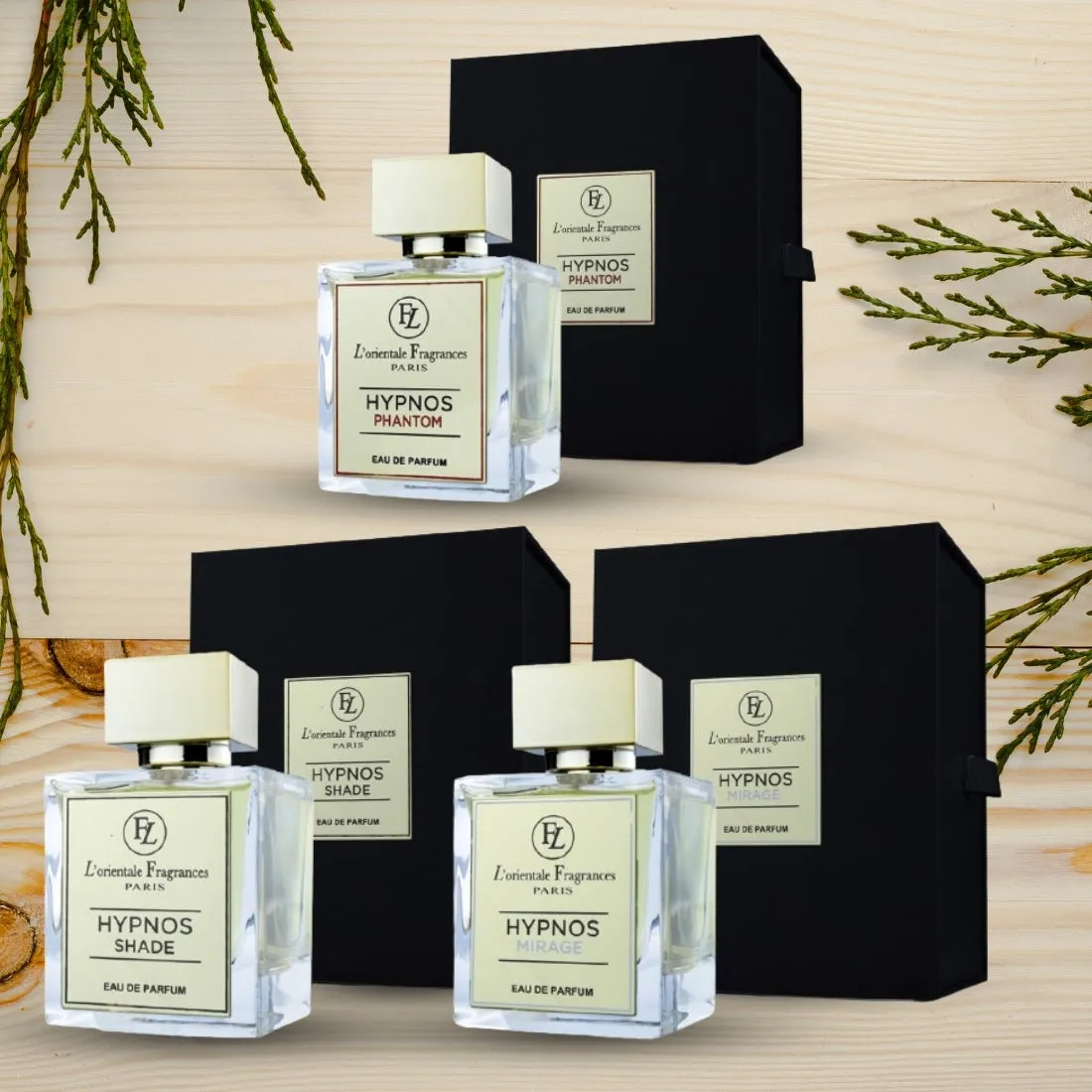 Hypnose Mirage. Hypnose Phantom. Hypnose Shade By Lorientale Fragrances Eau de Parfum 3.4 oz A Fragance Kit