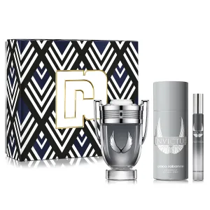 Invictus Platinum by Paco Rabanne 100ml EDP 3 Piece Gift Set