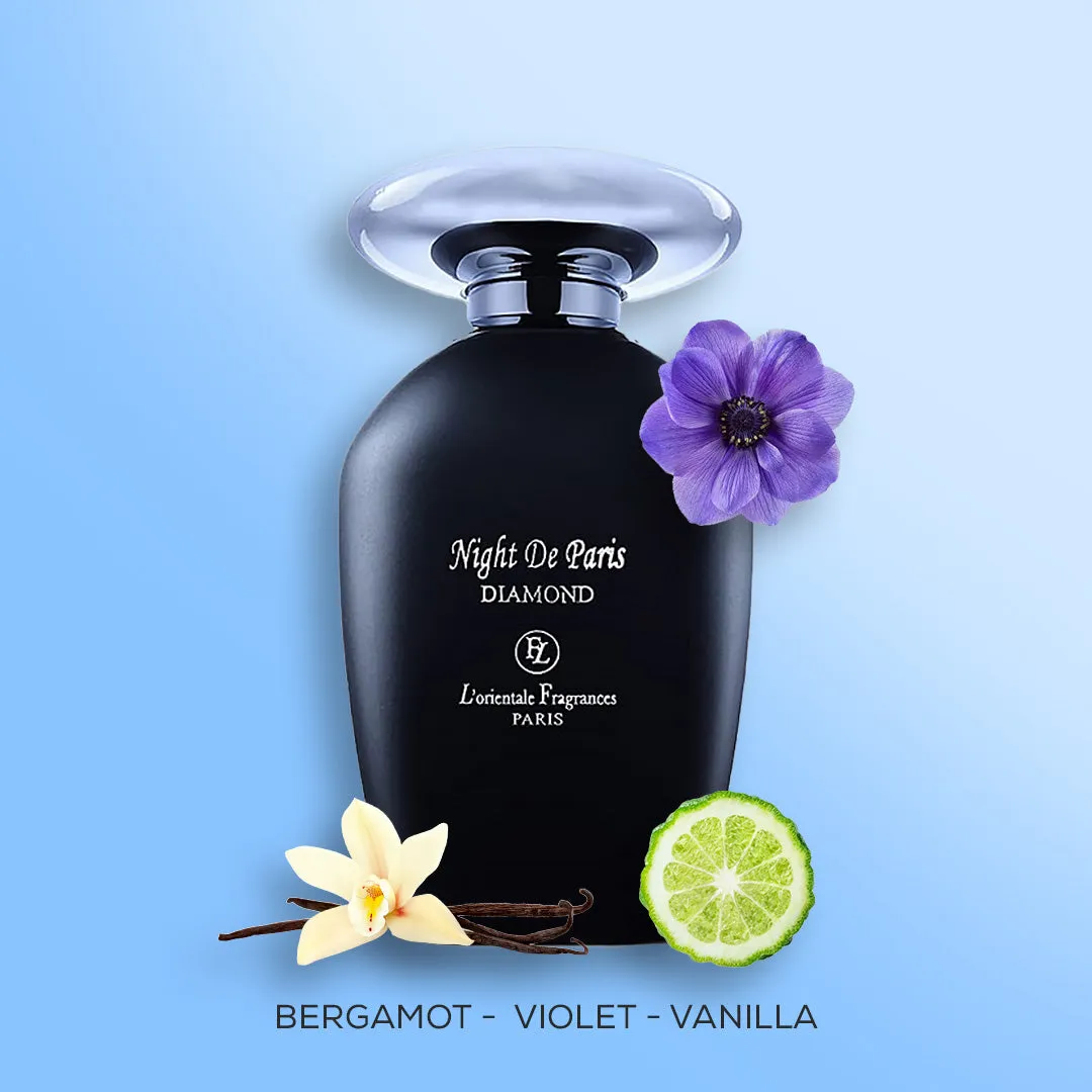 Night de Paris Diamond By Lorientale Fragrances Eau de Parfum 3.4 oz| | Buy 1 Get 1 50% OFF